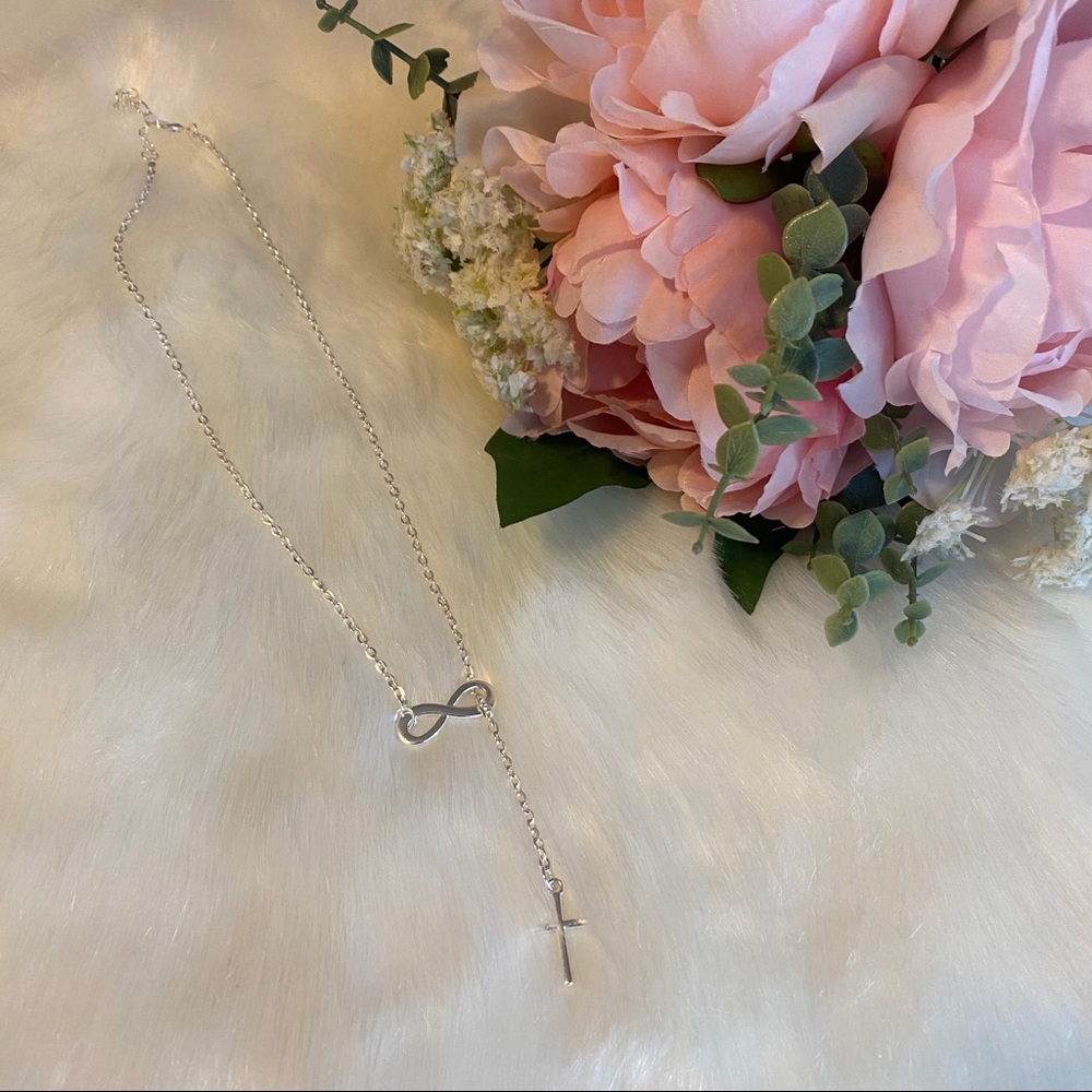 Cross Infinity Necklace